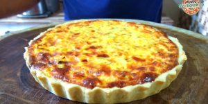 Receita de Quiche de Alho-Poró