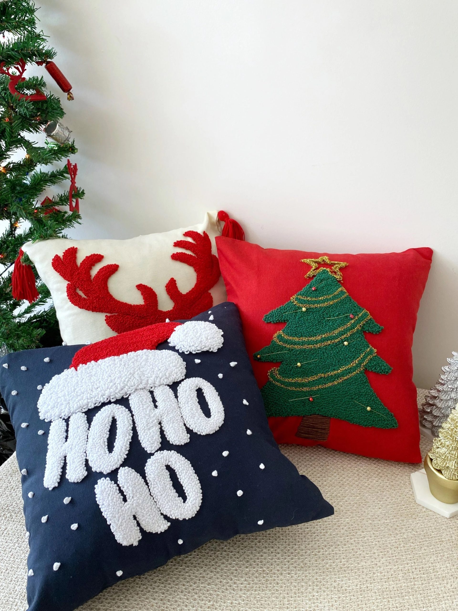 almofadas de natal para decorar